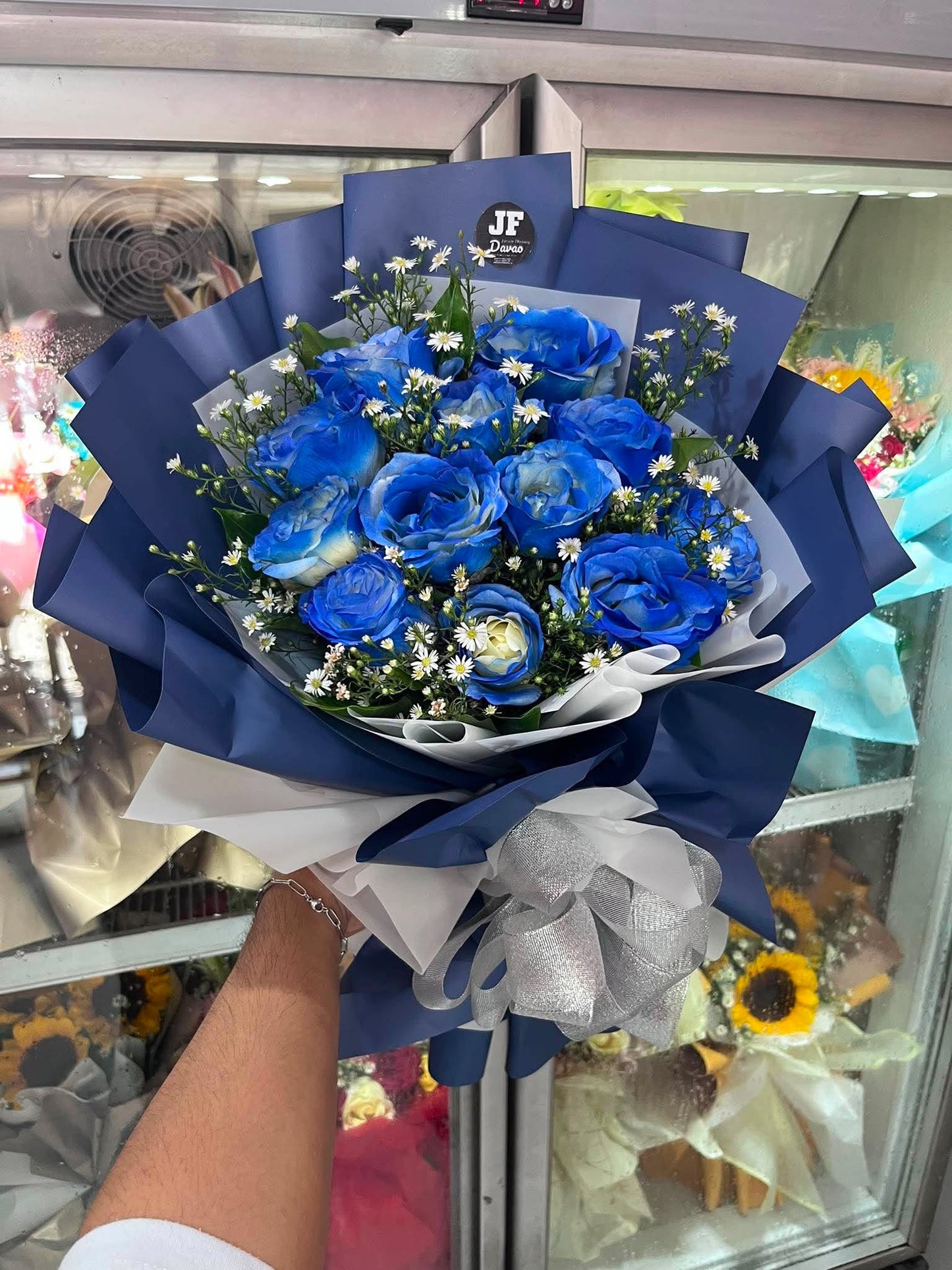 Blue Roses Bouquet