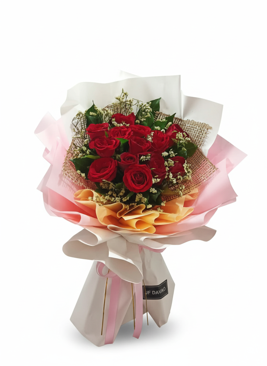 Classic Red Rose Valentine Bouquet 🌹