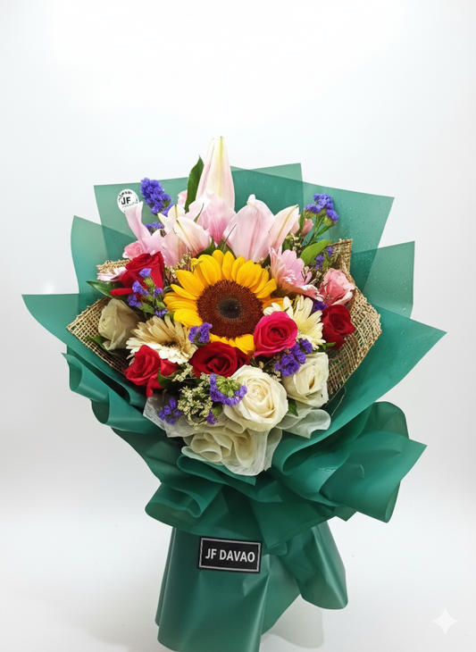 Romantic Valentine Colorful Bouquet