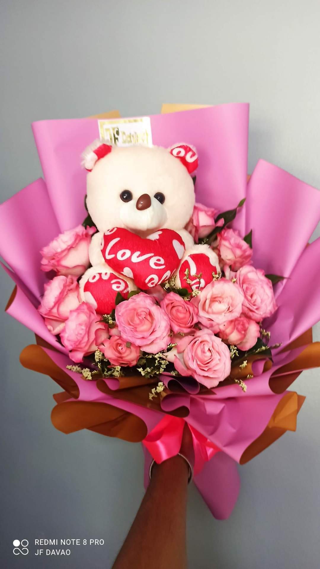 Bear + Flowers Wrap