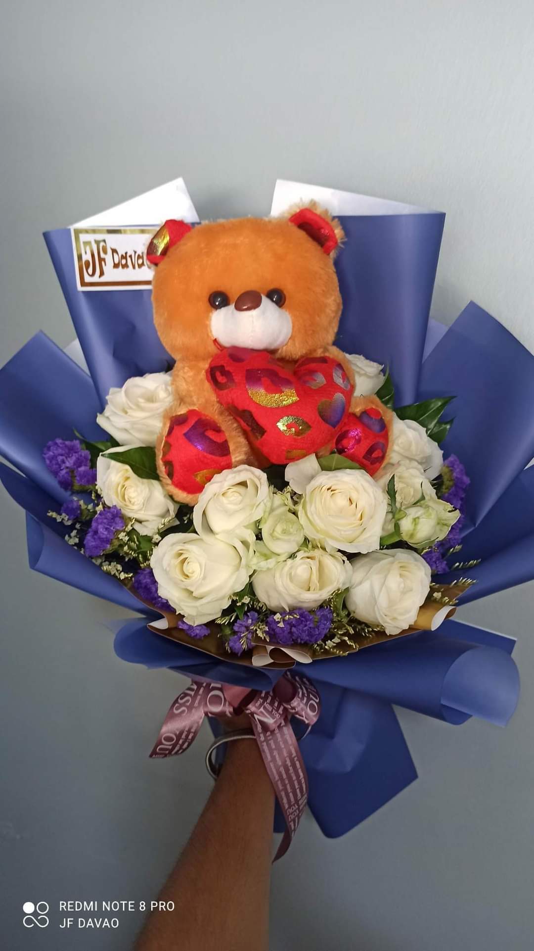 Bear + Flowers Wrap