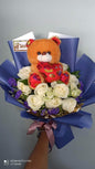 Bear + Flowers Wrap
