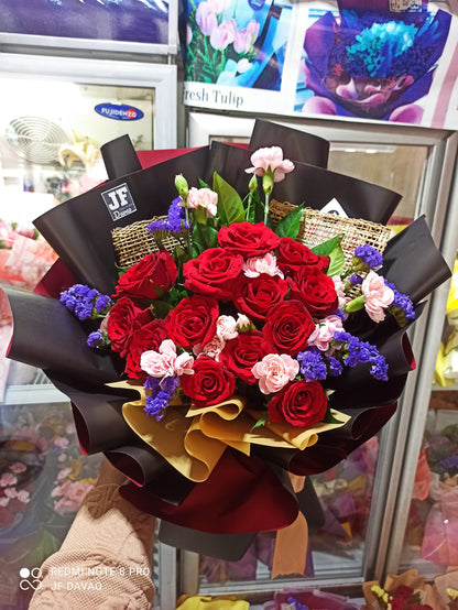 Classic Red Rose Valentine Bouquet 🌹